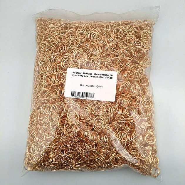 1 cm - 0,39" Ring - Chain Link Ring 5000 pcs/ Pack A000H1