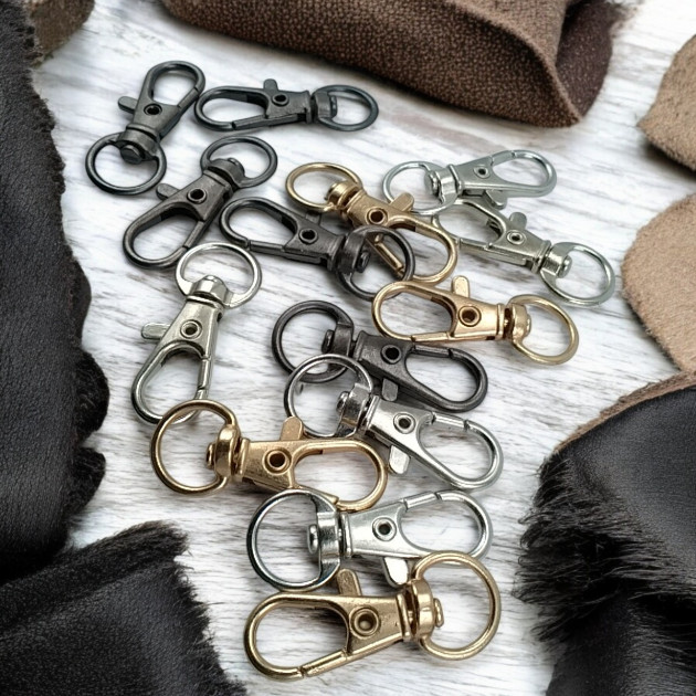 Keychain Hook 10 mm Spring Swivel Hooks - Paris Hook - Parrot Hook A 509