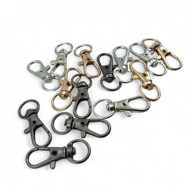 Keychain Hook 10 mm Spring Swivel Hooks - Paris Hook - Parrot Hook A 509