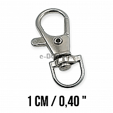 Keychain Hook 9 mm Spring Swivel Hooks - Paris Hook - Parrot Hook A 510