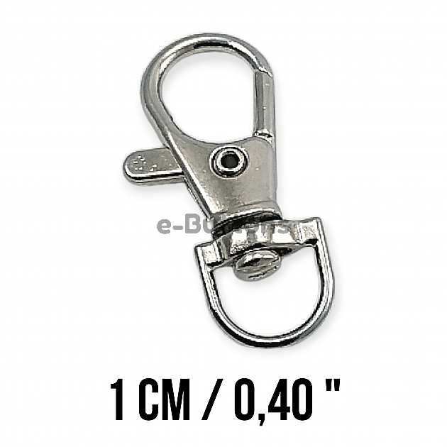 Keychain Hook 9 mm Spring Swivel Hooks - Paris Hook - Parrot Hook A 510