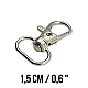Keychain Hook 15 mm Spring Swivel Hooks - Paris Hook - Parrot Hook A 511