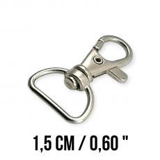 Parrot Hook 15 mm Almond Hook - Spring Swivel Wire Hook A 514 Parrot Hook 15 mm Almond Hook - Spring Swivel Wire Hook A 514