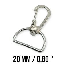 Spring Swivel Wire Hook 20 mm Almond Hook - Parrot Hook A 515