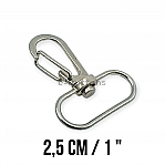Almond Hook 25 mm Parrot Hook - Spring Swivel Wire Hook A 516