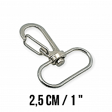 Almond Hook 25 mm Parrot Hook - Spring Swivel Wire Hook A 516