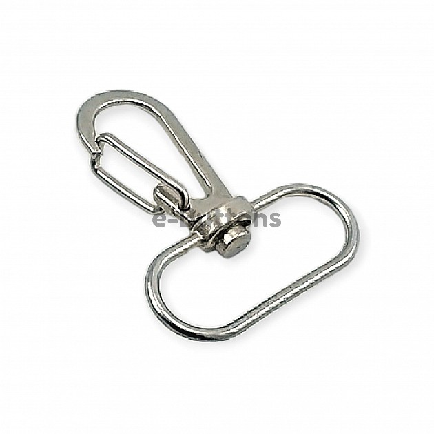 Almond Hook 25 mm Parrot Hook - Spring Swivel Wire Hook A 516