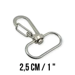 Almond Hook 25 mm Parrot Hook - Spring Swivel Wire Hook A 516