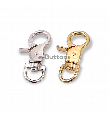 ▷ Buckles and Rings - Almond Hook Snap Hook 10 mm Metal Lobster