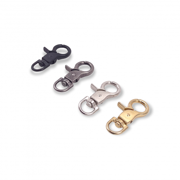 15 mm Paris Hook Spring Swivel Hooks - Keychain Hook - Parrot Hook A 511