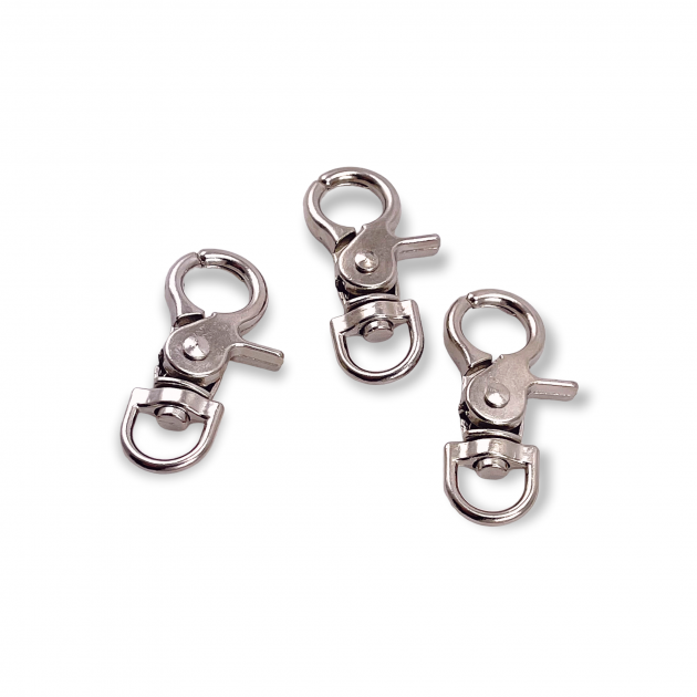 15 mm Paris Hook Spring Swivel Hooks - Keychain Hook - Parrot Hook A 511