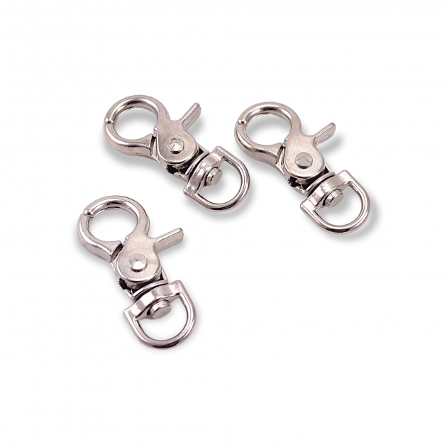 15 mm Paris Hook Spring Swivel Hooks - Keychain Hook - Parrot Hook A 511