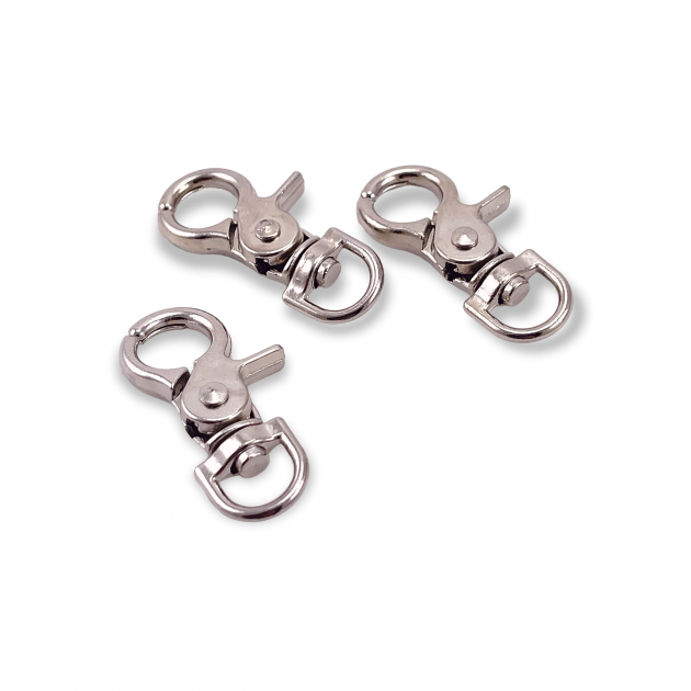 15 mm Paris Hook Spring Swivel Hooks - Keychain Hook - Parrot Hook A 511