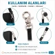 1,5 cm Viton Kanca Yaylı Döner Çanta ve Anahtarlık Kancası A 511VTN, zamak metalden üretilmiş, 35 mm uzunluk, 19 mm