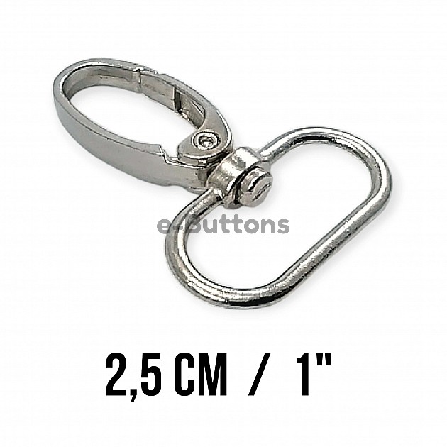 Scorpion Hook 25 mm Crab Hook - Parrot Hook - Spring Swivel Hook A 528