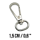 Almond Hook 14 mm Parrot Hook - Spring Swivel Hook A 530