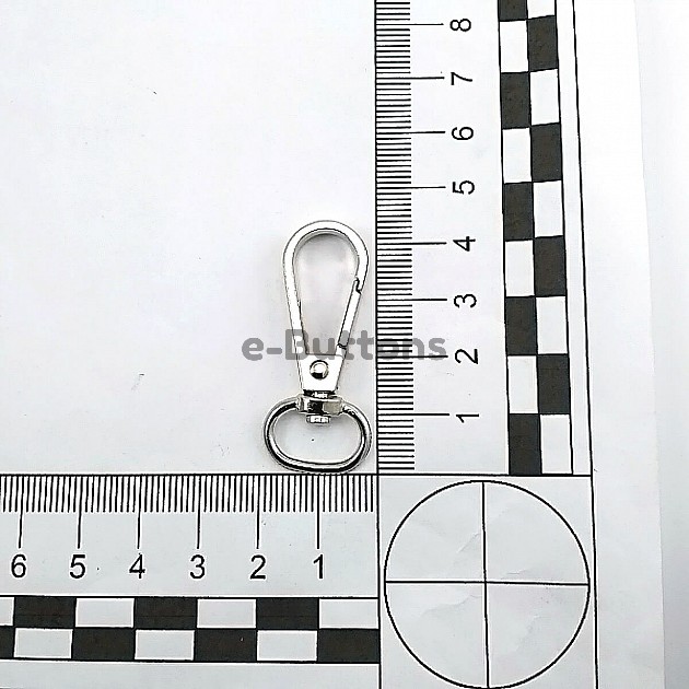 Almond Hook 14 mm Parrot Hook - Spring Swivel Hook A 530