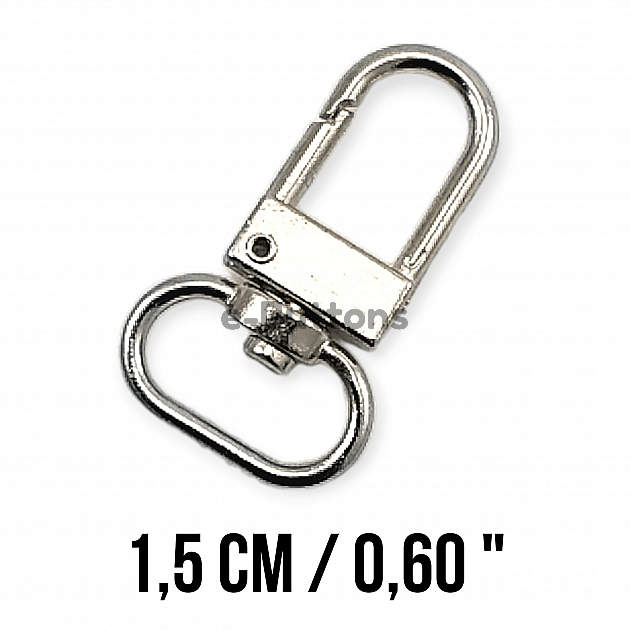 Lock Hook 14 mm Parrot Hook - Spring Swivel Hook A 546