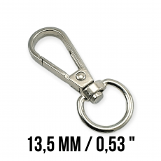 Almond Hook 13,5 mm Parrot Hook - Spring Swivel Hook A 547