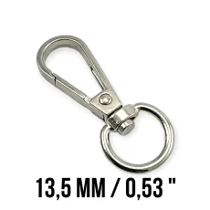 Almond Hook 13,5 mm Parrot Hook - Spring Swivel Hook A 547