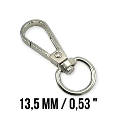 Almond Hook 13,5 mm Parrot Hook - Spring Swivel Hook A 547