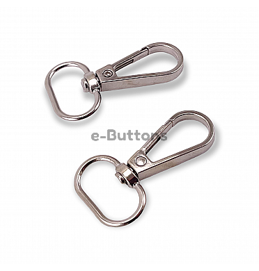 ▷ Buckles and Rings - Almond Hook Snap Hook 10 mm Metal Lobster