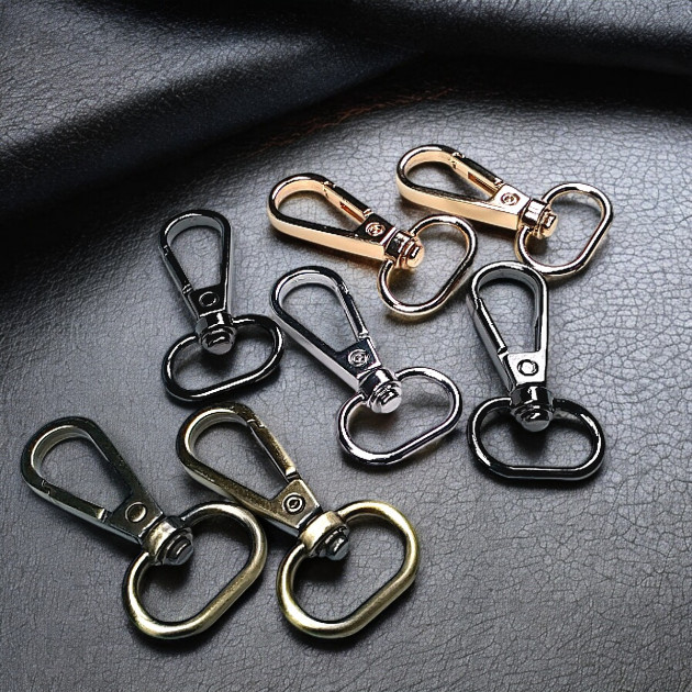 25 mm 0,98" Parrot Hook - Almond Hook - Spring Swivel Hook (100 Pieces/Pack) S24699