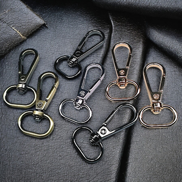 25 mm 0,98" Parrot Hook - Almond Hook - Spring Swivel Hook (100 Pieces/Pack) S24699