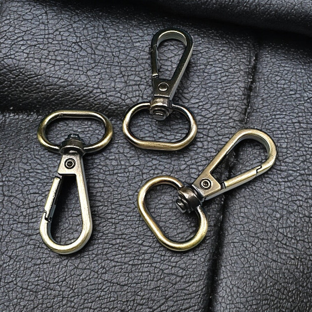 25 mm 0,98" Parrot Hook - Almond Hook - Spring Swivel Hook (100 Pieces/Pack) S24699