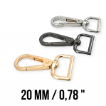 Spring Swivel Hook 20 mm Almond Hook - Parrot Hook A 550