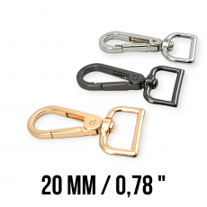 Spring Swivel Hook 20 mm Almond Hook - Parrot Hook A 550