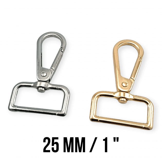 Almond Hook 25 mm Parrot Hook - Spring Swivel Hook A 551