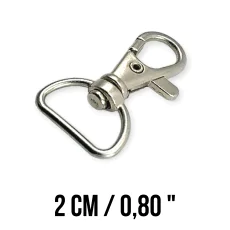 Keychain Hook 18 mm Spring Swivel Hooks - Paris Hook - Parrot Hook A 557