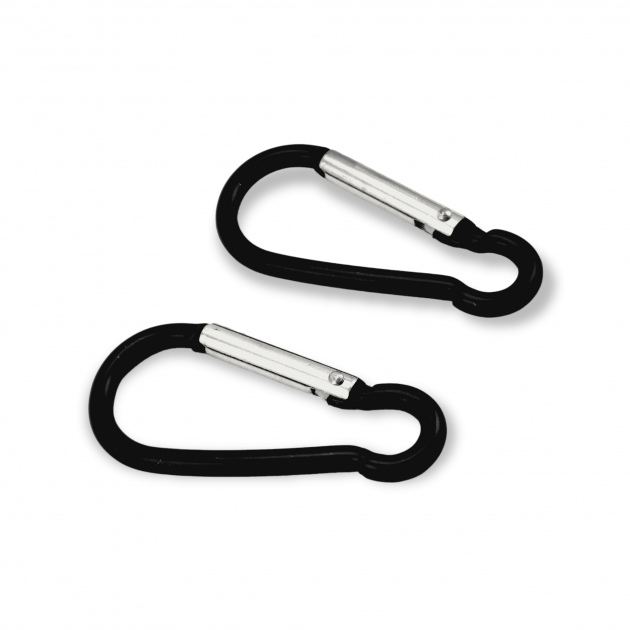 Aluminum Carabiner D Shaped Buckle Key Chain Clip5 cm  Camping D-ring Carabiners A 566