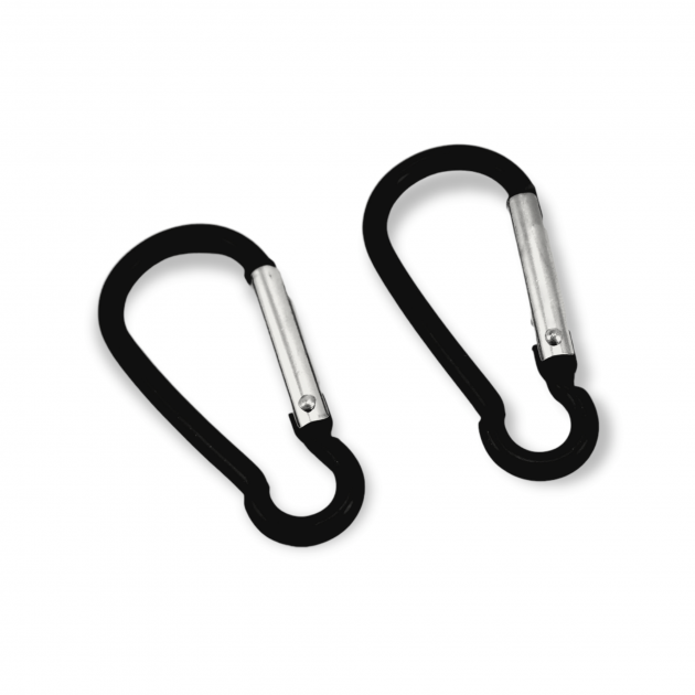 Aluminum Carabiner D Shaped Buckle Key Chain Clip5 cm  Camping D-ring Carabiners A 566