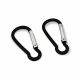 Aluminum Carabiner D Shaped Buckle Key Chain Clip5 cm  Camping D-ring Carabiners A 566
