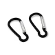 Aluminum Carabiner D Shaped Buckle Key Chain Clip5 cm Camping D-ring Carabiners A 566