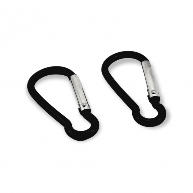 Aluminum Carabiner D Shaped Buckle Key Chain Clip5 cm  Camping D-ring Carabiners A 566