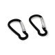 Aluminum Carabiner D Shaped Buckle Key Chain Clip5 cm Camping D-ring Carabiners A 566