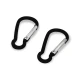 Aluminum Carabiner D Shaped Buckle Key Chain Clip5 cm Camping D-ring Carabiners A 566
