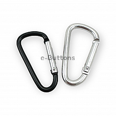 D-ring Carabiners 4.5 cm Aluminum Carabiner D Shaped Buckle Key Chain Clip Camping A 569