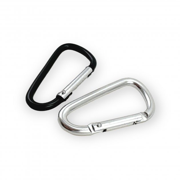 D-ring Carabiners 4.5 cm Aluminum Carabiner D Shaped Buckle Key Chain Clip Camping A 569