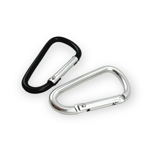 D-ring Carabiners 4.5 cm Aluminum Carabiner D Shaped Buckle Key Chain Clip Camping A 569