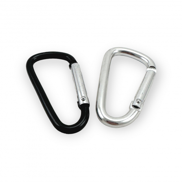 D-ring Carabiners 4.5 cm Aluminum Carabiner D Shaped Buckle Key Chain Clip Camping A 569