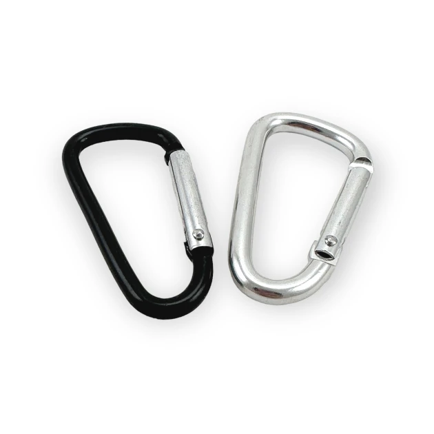 D-ring Carabiners 4.5 cm Aluminum Carabiner D Shaped Buckle Key Chain Clip Camping A 569