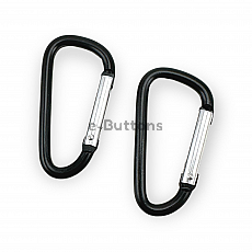 Aluminum Carabiner 5 cm D Shaped Buckle Key Chain Clip Camping D-ring Carabiners A 570