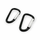 Aluminum Carabiner 5 cm D Shaped Buckle Key Chain Clip Camping D-ring Carabiners A 570