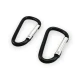 Aluminum Carabiner 5 cm D Shaped Buckle Key Chain Clip Camping D-ring Carabiners A 570