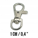 Keychain Hook 10 mm Spring Swivel Hooks - Paris Hook - Parrot Hook A 578