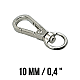 Parrot Hook 10 mm Almond Hook - Spring Swivel Hook A 579